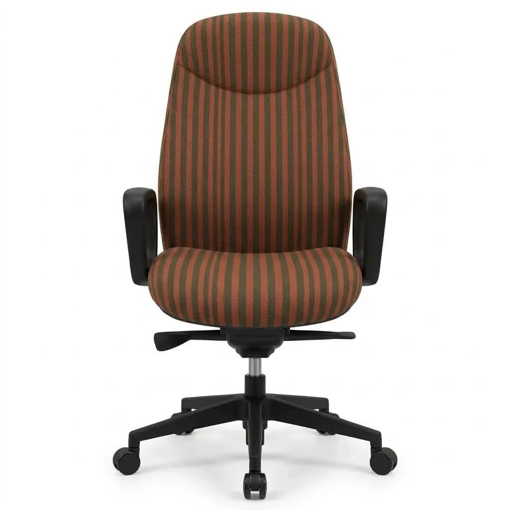 Copper Brown Stripes chair application