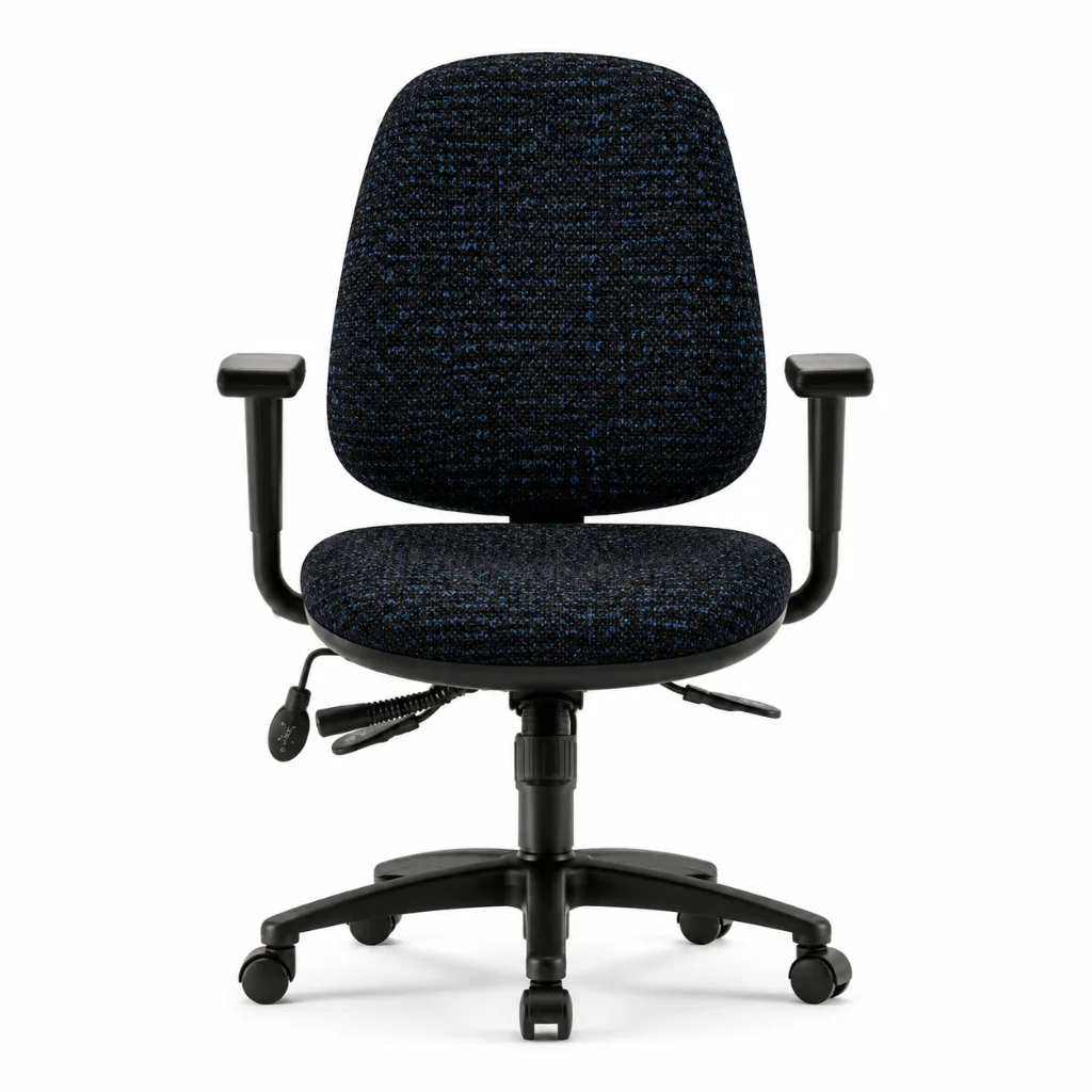 Black Broken Grid chair application